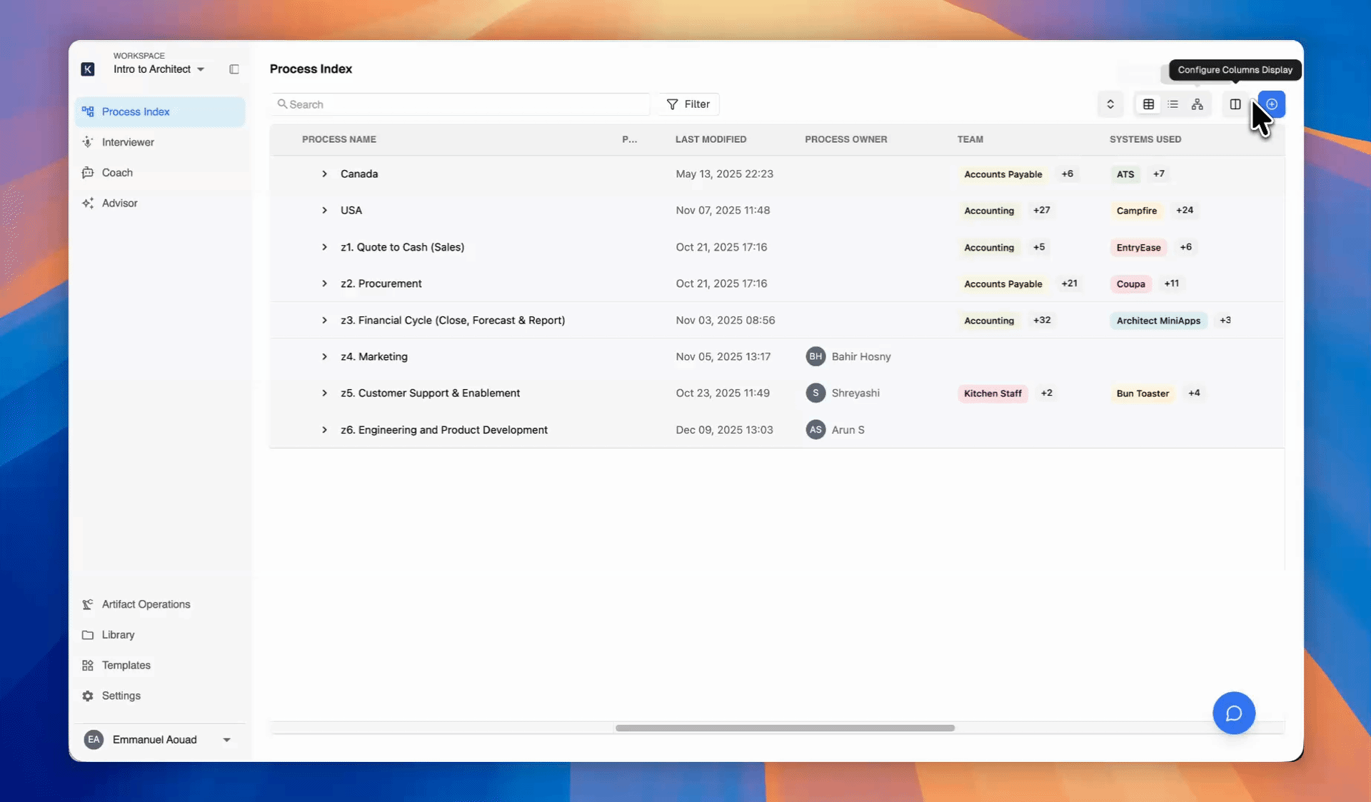 Process Index - Building Index.gif